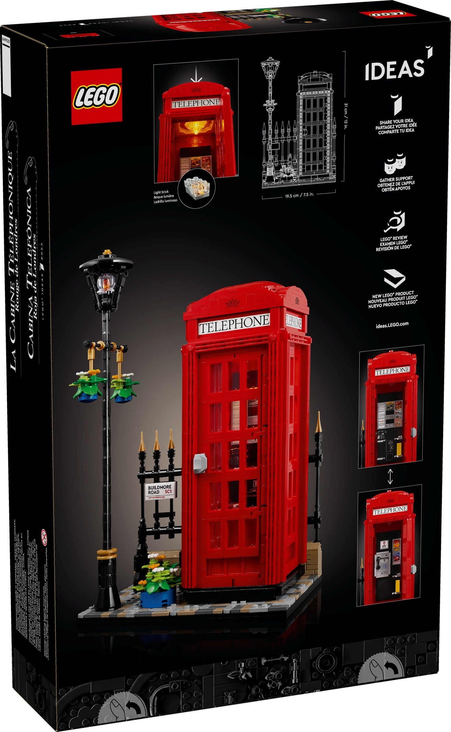 21347-1 - Red London Telephone Box