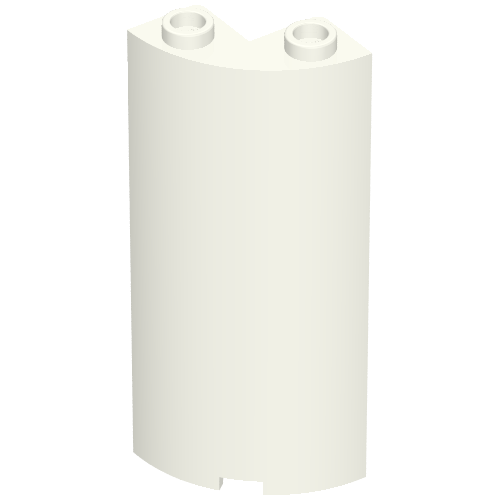 30987 – Cylinder Quarter 2 x 5 with 1 x 1 Cutout