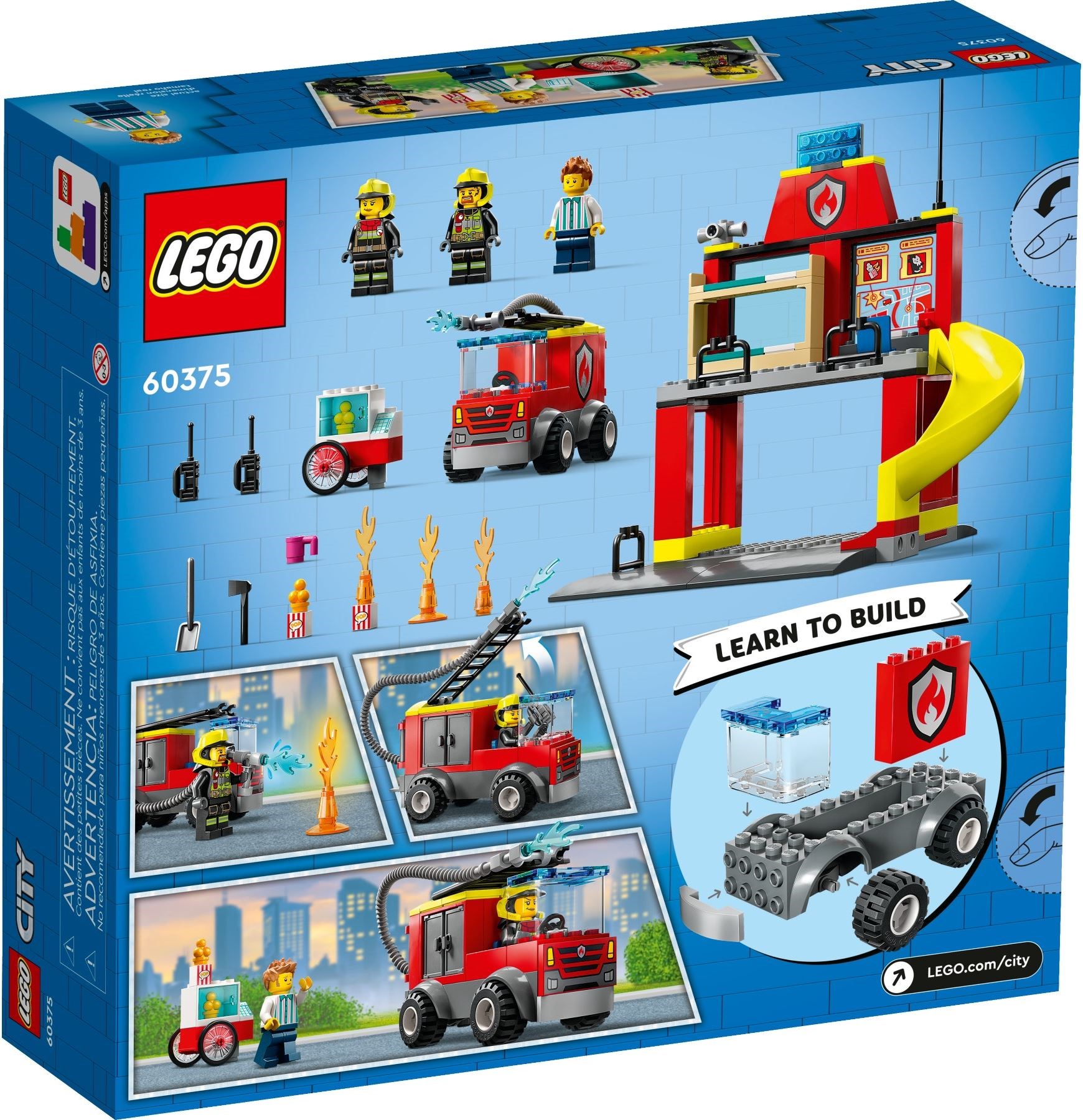 60375-1 - Fire Station and Fire Truck
