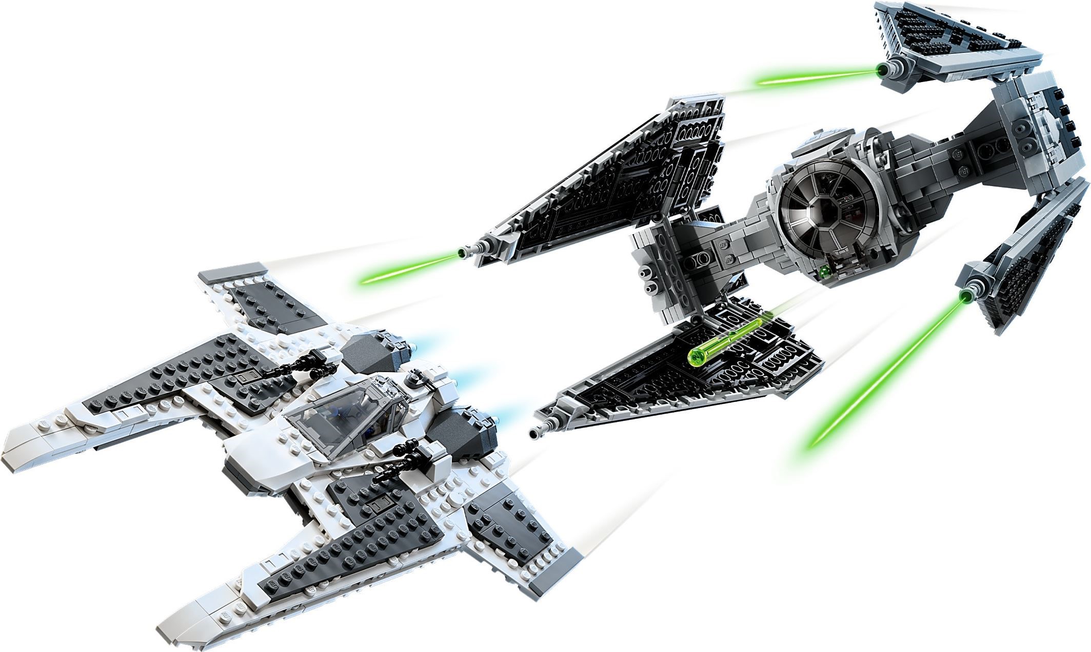 75348-1 - Mandalorian Fang Fighter vs TIE Interceptor