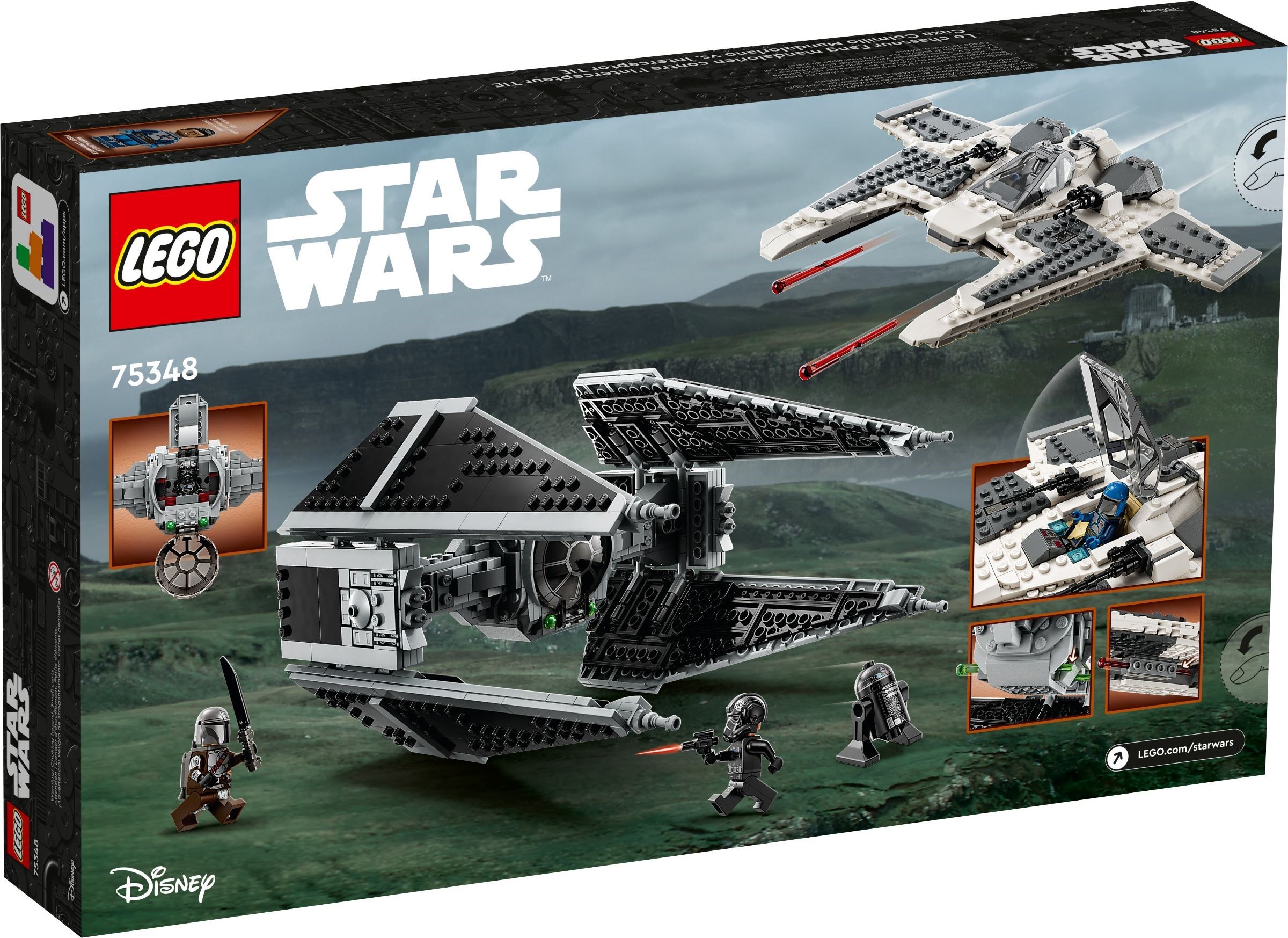 75348-1 - Mandalorian Fang Fighter vs TIE Interceptor