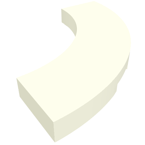 79393 – Tile, Round Corner 3 x 3 Macaroni