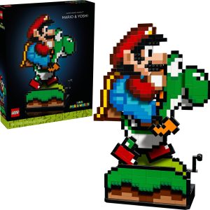 Additional photo of brand new factory sealed LEGO Super Mario World: Mario & Yoshi set 71438.