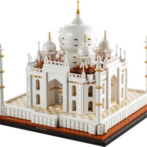 Brand new factory sealed LEGO Architecture Taj Mahal set 21056 original box front view.