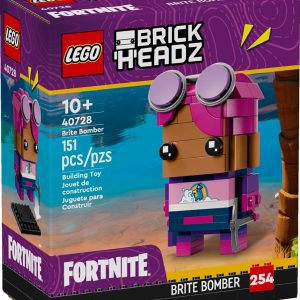 Additional photo of brand new factory sealed LEGO BrickHeadz Brite Bomber set 40728.