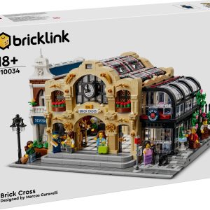 Additional photo of brand new factory sealed LEGO BrickLink Brick Cross Train Station set 910034.
