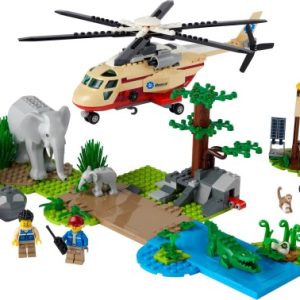 Brand new factory sealed LEGO City Wildlife Rescue Operation set 60302 original box front view.