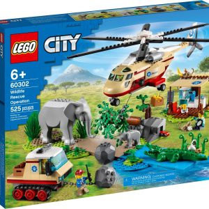 Additional photo of brand new factory sealed LEGO City Wildlife Rescue Operation set 60302.