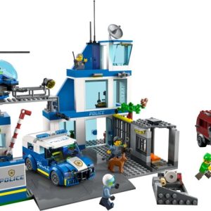 Brand new factory sealed LEGO City Police Station set 60316 original box front view.