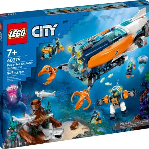 Additional photo of brand new factory sealed LEGO City Deep-Sea Explorer Submarine set 60379.
