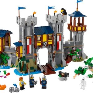 Brand new factory sealed LEGO Creator Medieval Castle set 31120 original box front view.