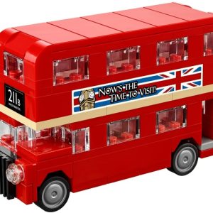 Brand new factory sealed LEGO Creator London Bus set 40220 original box front view.