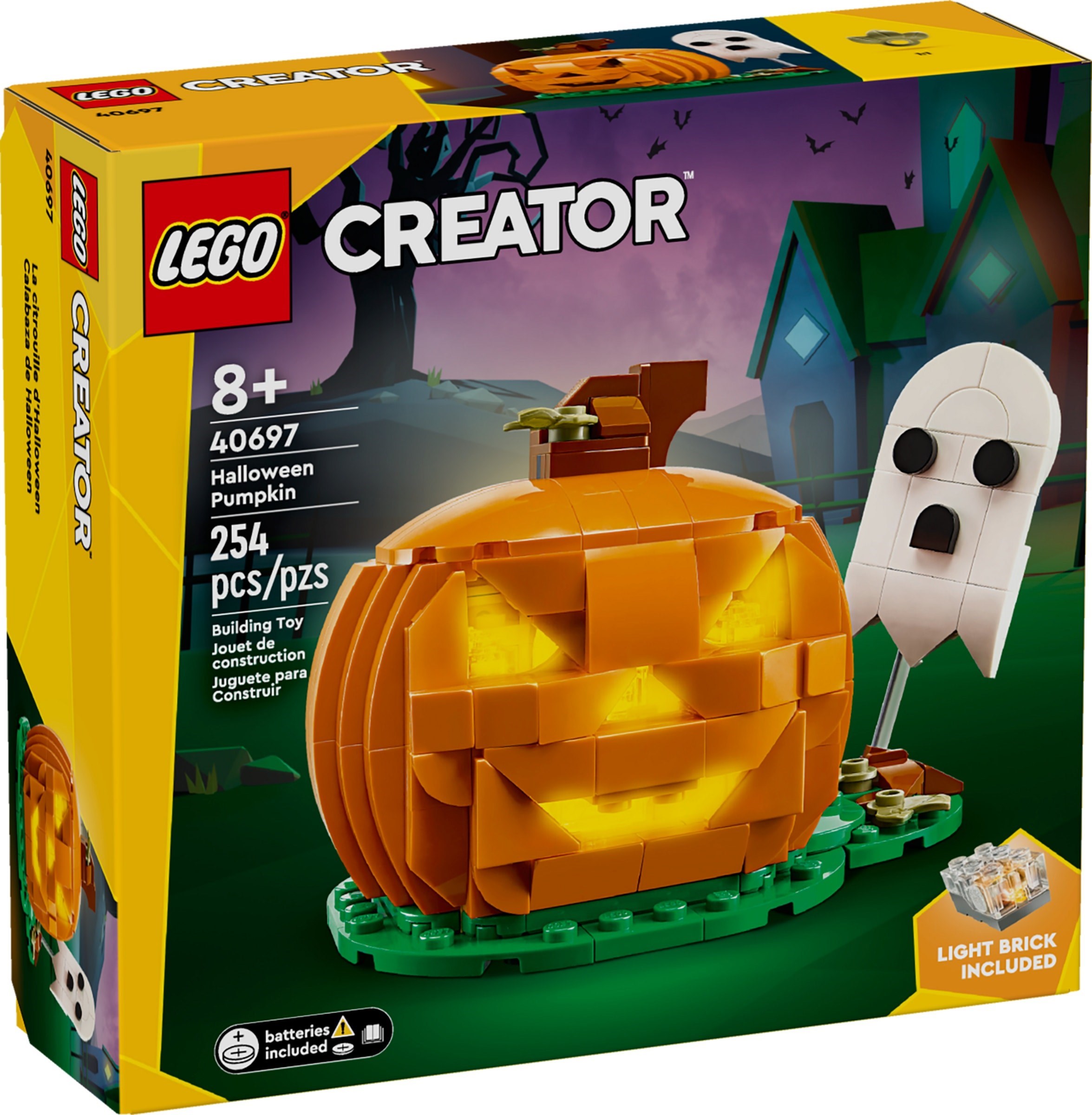 Brand New LEGO Creator 40697 Halloween Pumpkin Set Photo Additional photo of brand new factory sealed LEGO Creator Halloween Pumpkin set 40697.