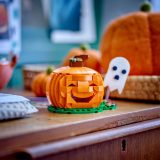 Additional photo of brand new factory sealed LEGO Creator Halloween Pumpkin set 40697.