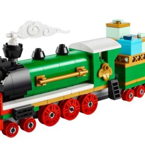Brand new factory sealed LEGO Creator Winter Holiday Train set 40700 original box front view.