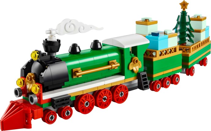 Brand new factory sealed LEGO Creator Winter Holiday Train set 40700 original box front view.