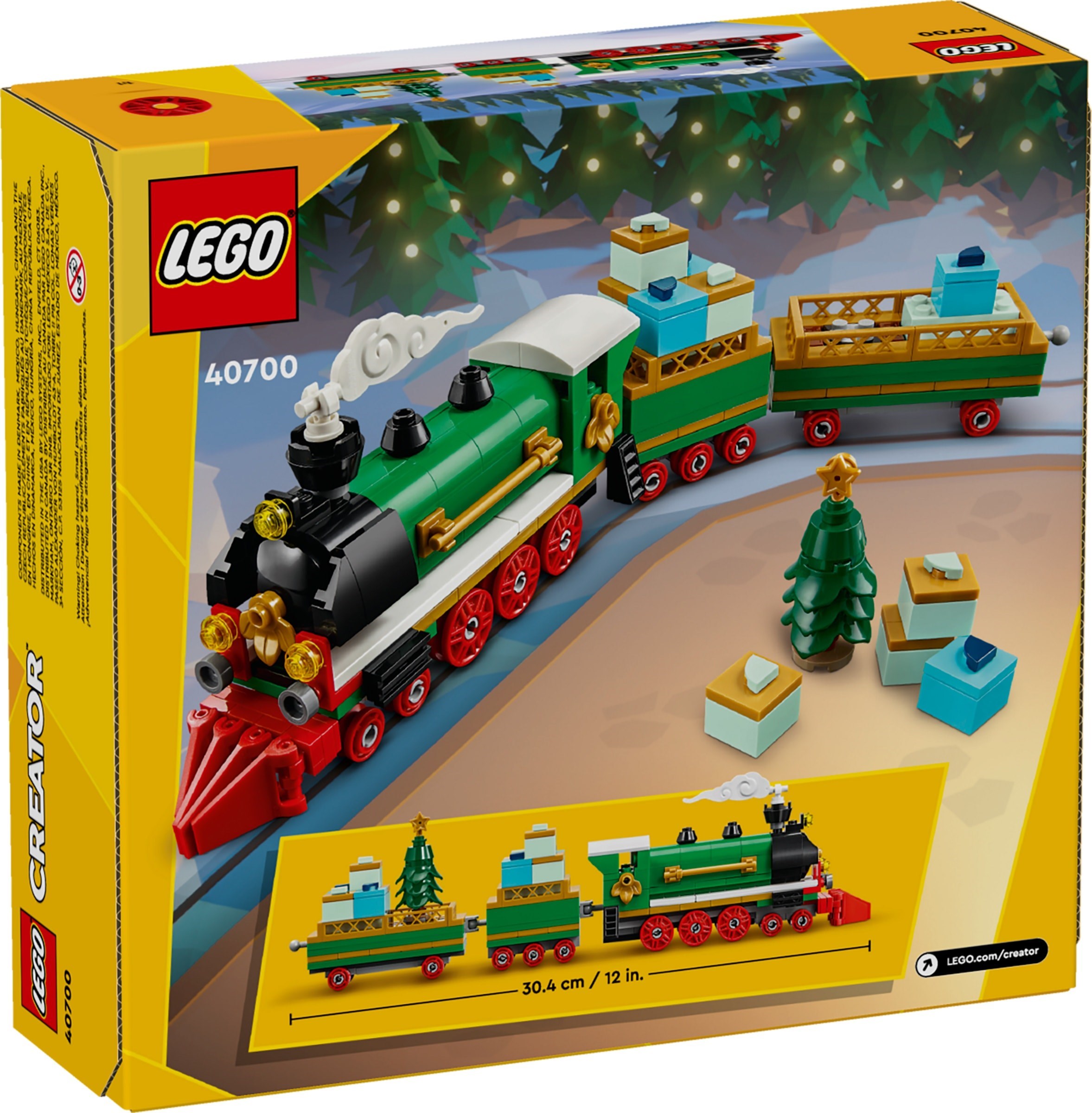 Additional photo of brand new factory sealed LEGO Creator Winter Holiday Train set 40700.