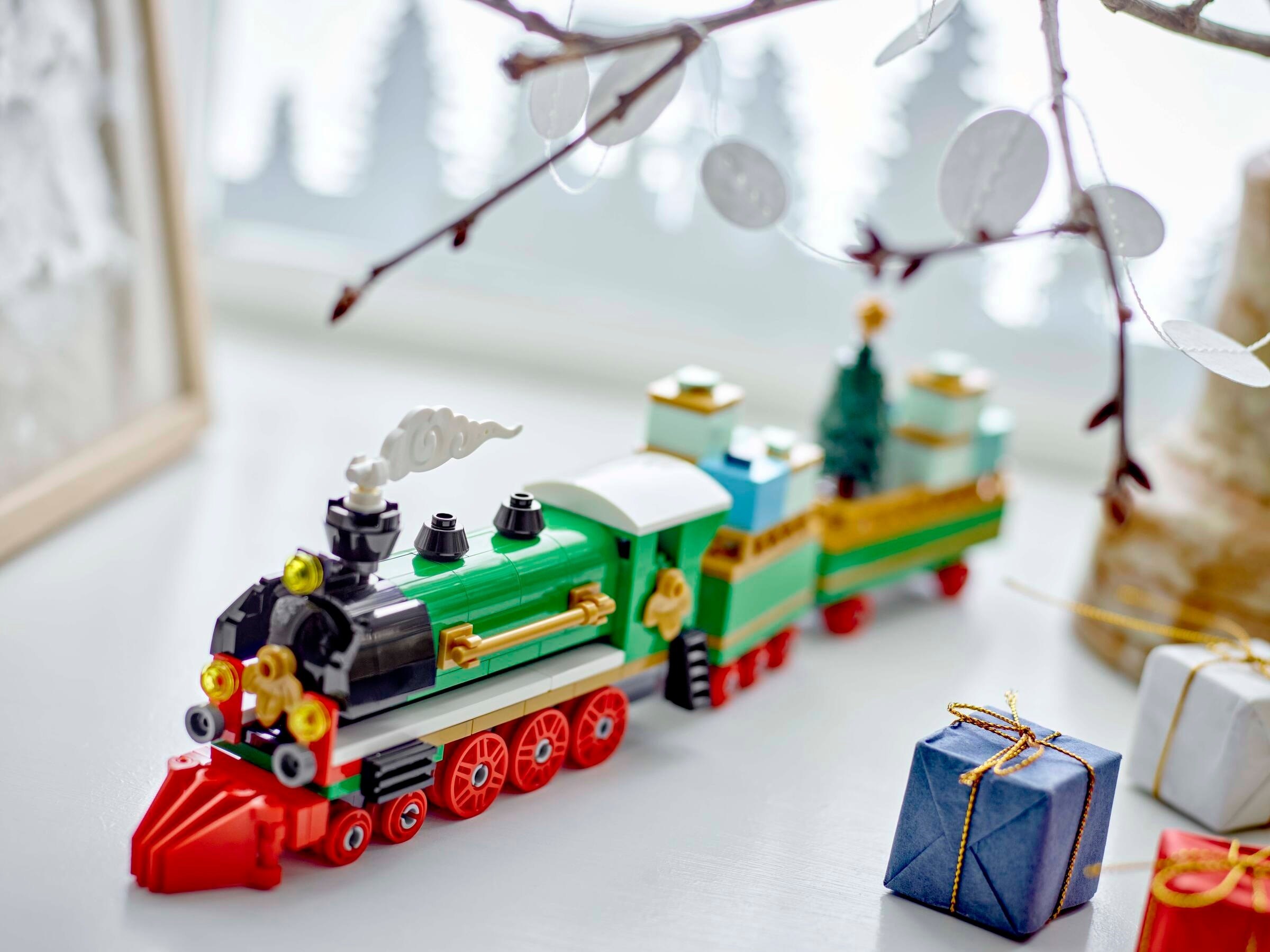 Additional photo of brand new factory sealed LEGO Creator Winter Holiday Train set 40700.