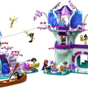 Brand new factory sealed LEGO Disney The Enchanted Treehouse set 43215 original box front view.
