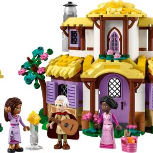 Brand new factory sealed LEGO Disney Asha's Cottage set 43231 original box front view.