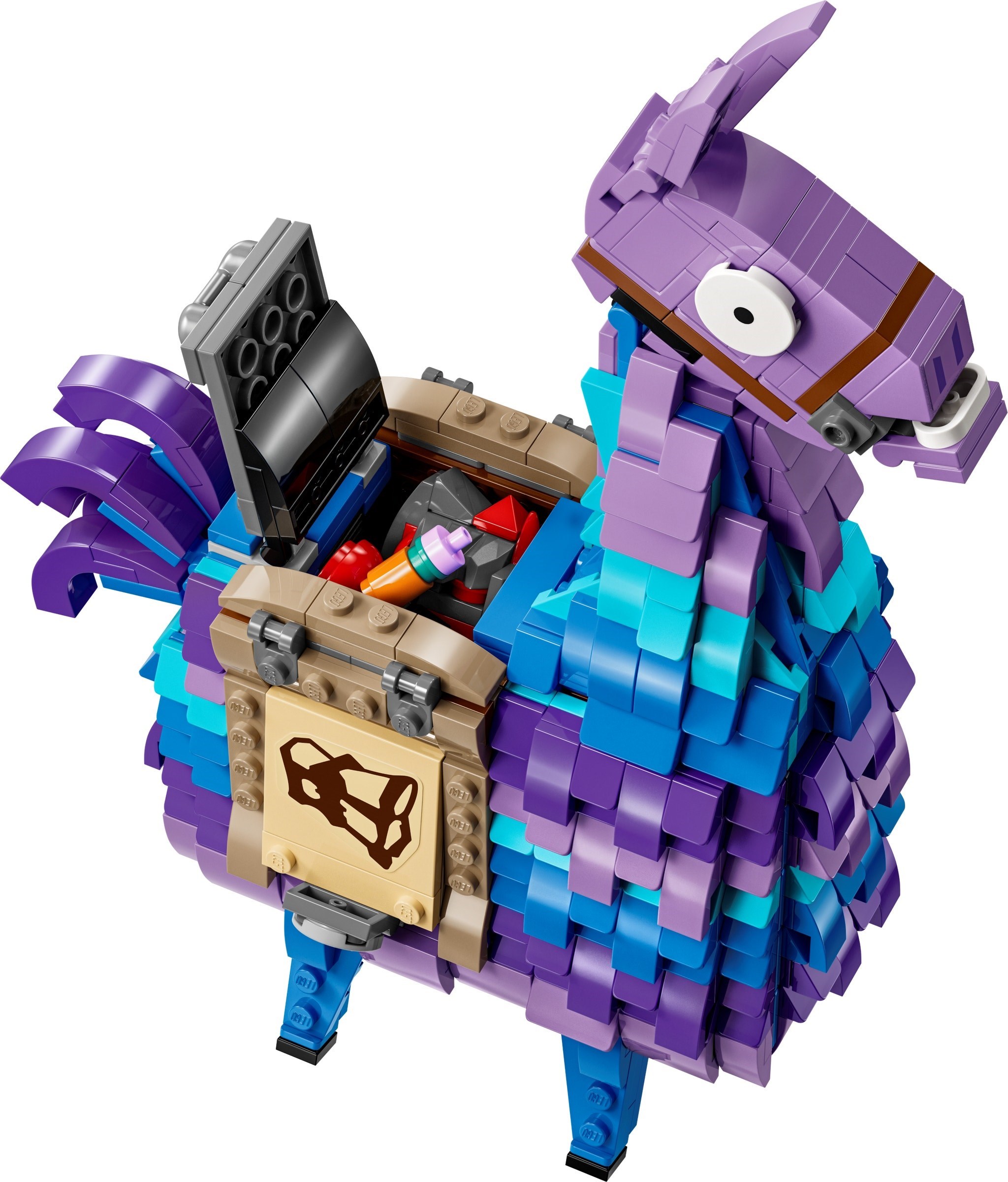 Additional photo of brand new factory sealed LEGO Fortnite Supply Llama set 77071.