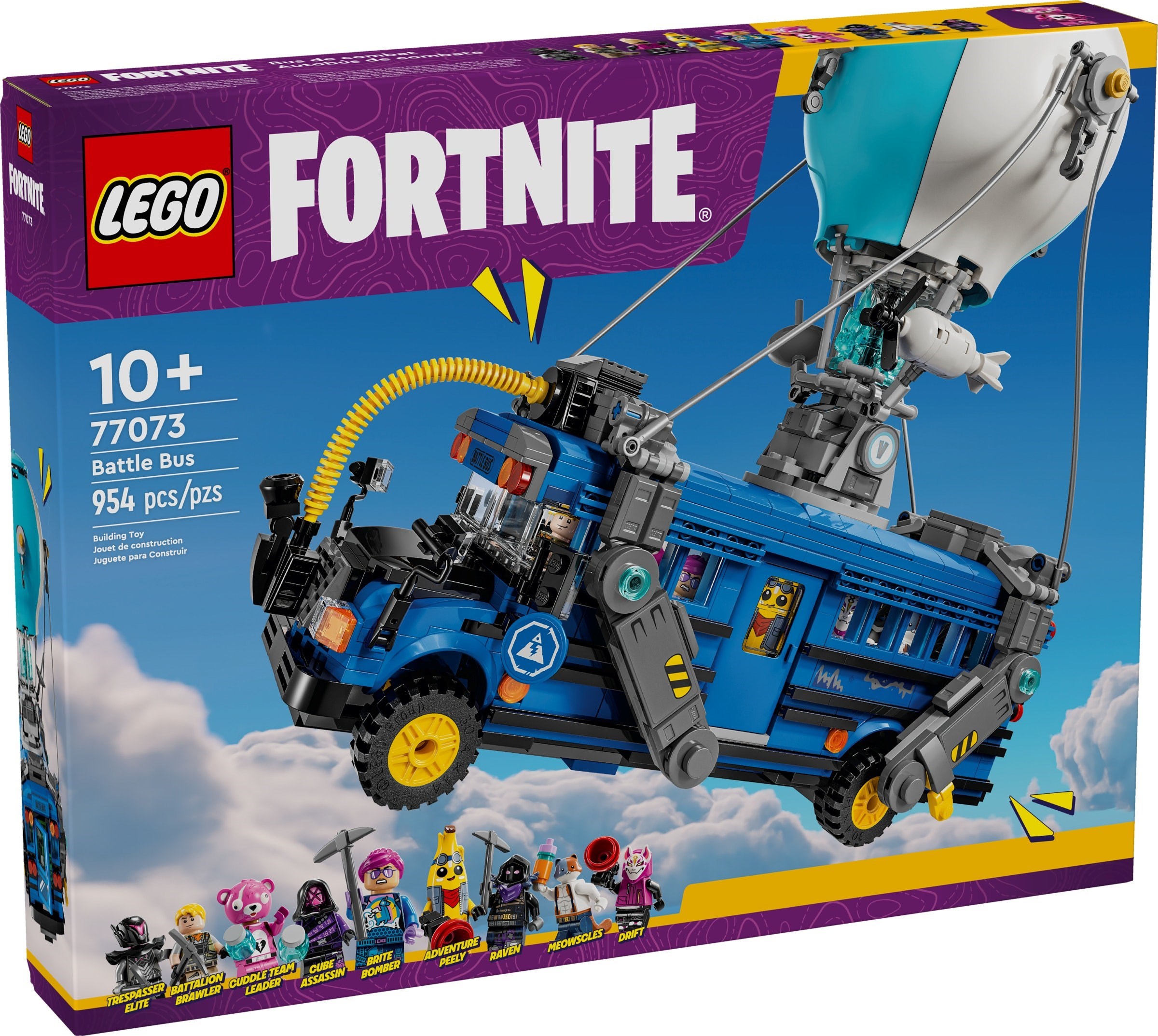 Brand New LEGO Fortnite 77073 Battle Bus Set Photo Additional photo of brand new factory sealed LEGO Fortnite Battle Bus set 77073.