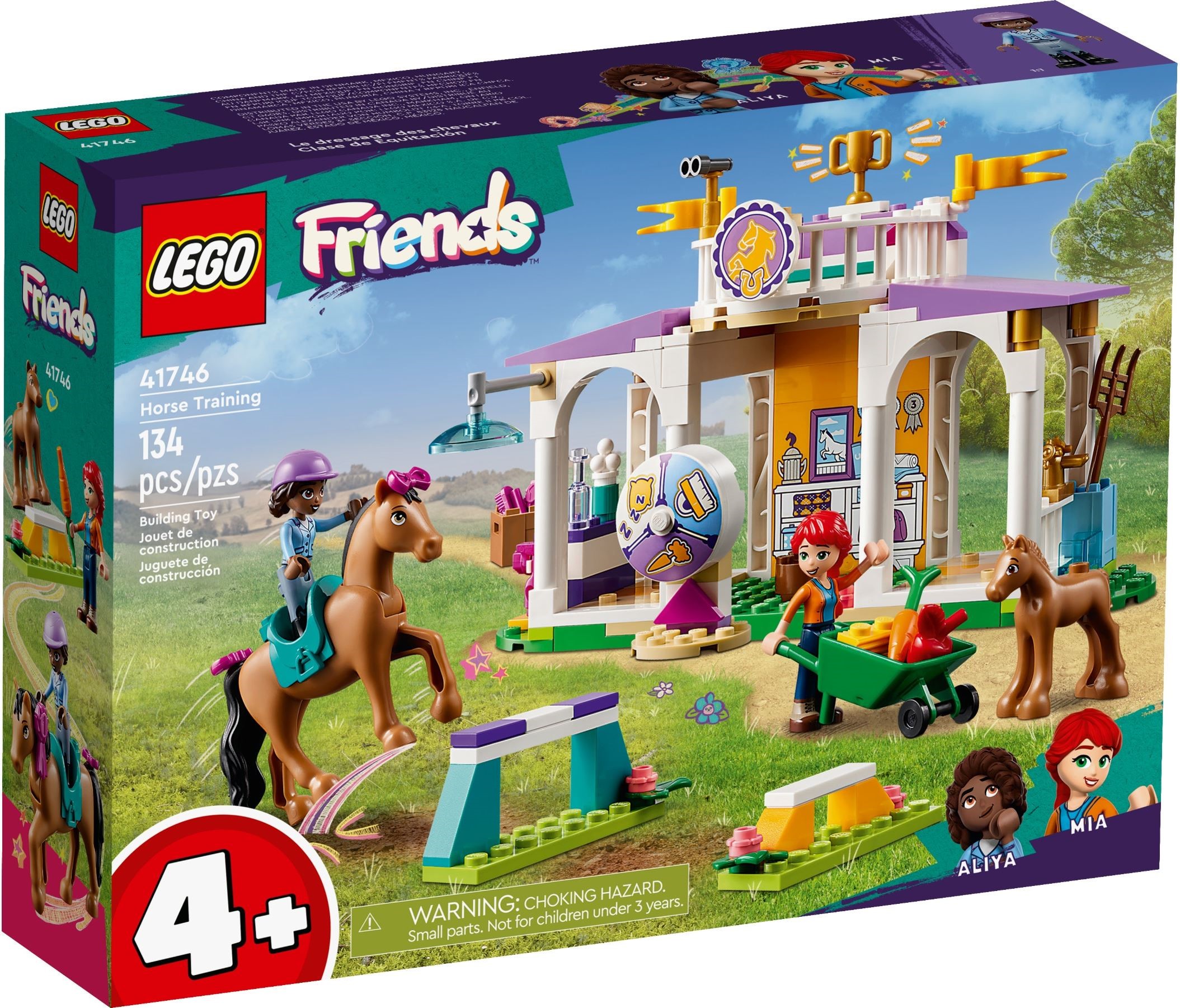 Brand New LEGO Friends 41746 Horse Training Set Photo Additional photo of brand new factory sealed LEGO Friends Horse Training set 41746.