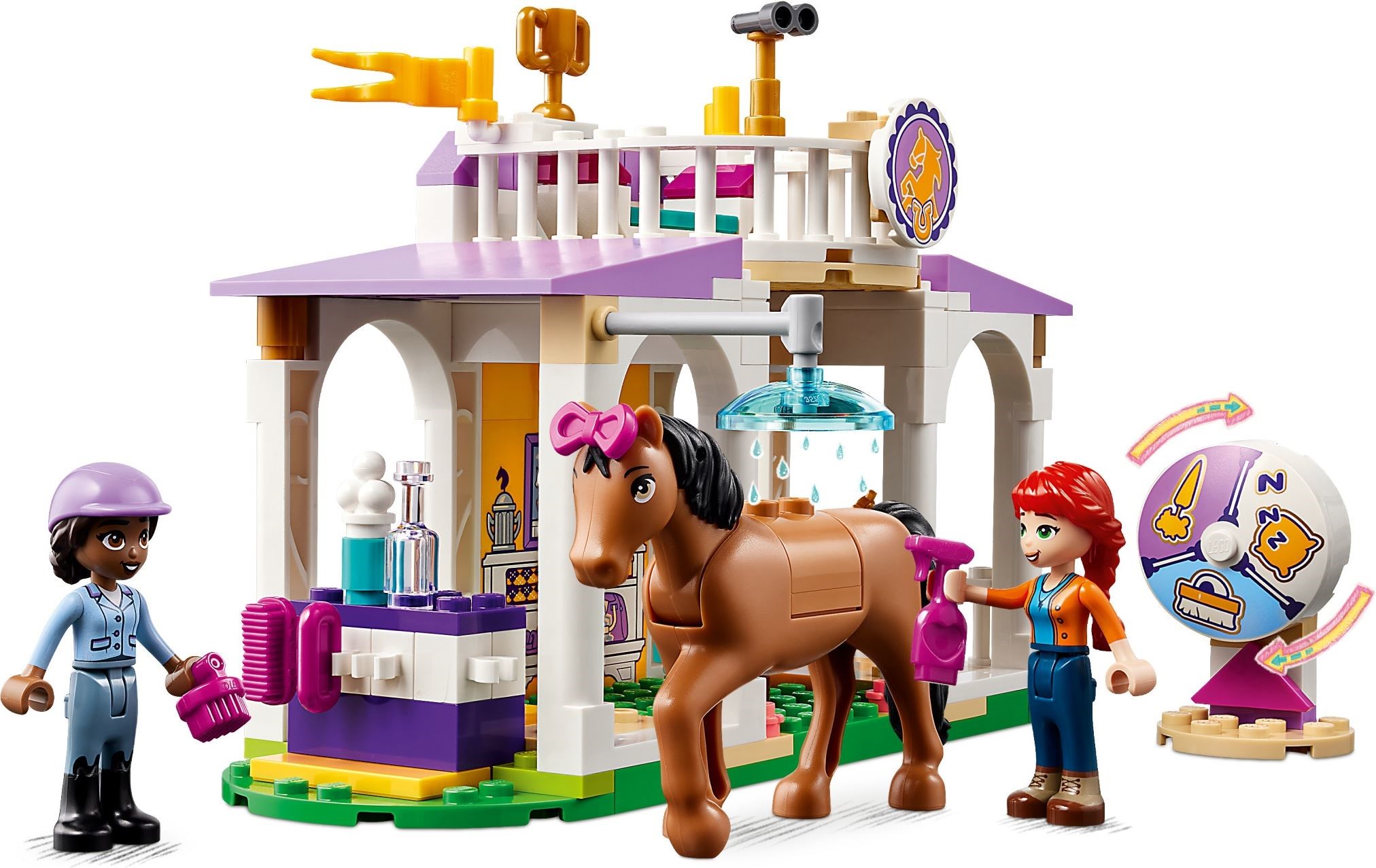 Additional photo of brand new factory sealed LEGO Friends Horse Training set 41746.