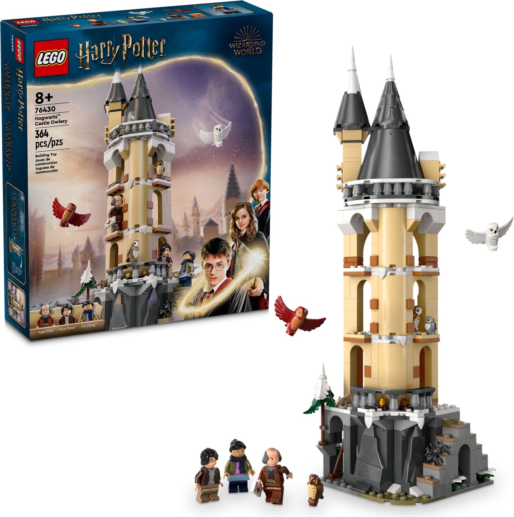 Brand New LEGO Harry Potter 76430 Hogwarts Castle Owlery Set Photo Additional photo of brand new factory sealed LEGO Harry Potter Hogwarts Castle Owlery set 76430.