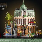 Additional photo of brand new factory sealed LEGO Icons Boutique Hotel set 10297.