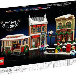 Additional photo of brand new factory sealed LEGO Icons Holiday Main Street set 10308.