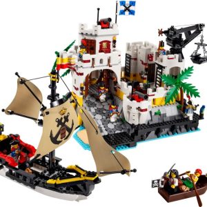 Brand new factory sealed LEGO Icons Eldorado Fortress set 10320 original box front view.