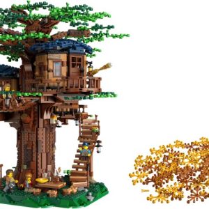 Brand new factory sealed LEGO Ideas Tree House set 21318 original box front view.