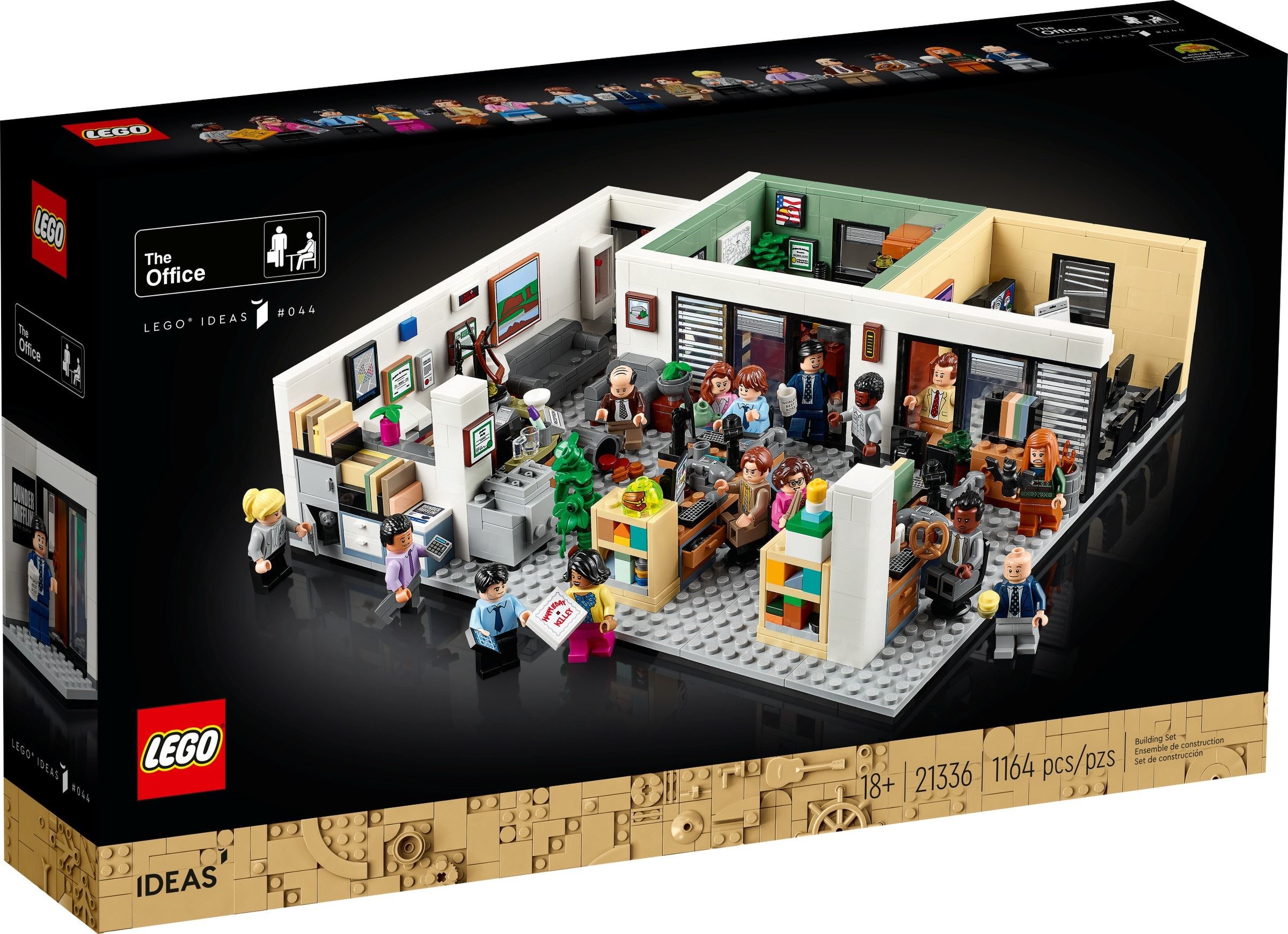 Brand New LEGO Ideas 21336 The Office Set Photo Additional photo of brand new factory sealed LEGO Ideas The Office set 21336.
