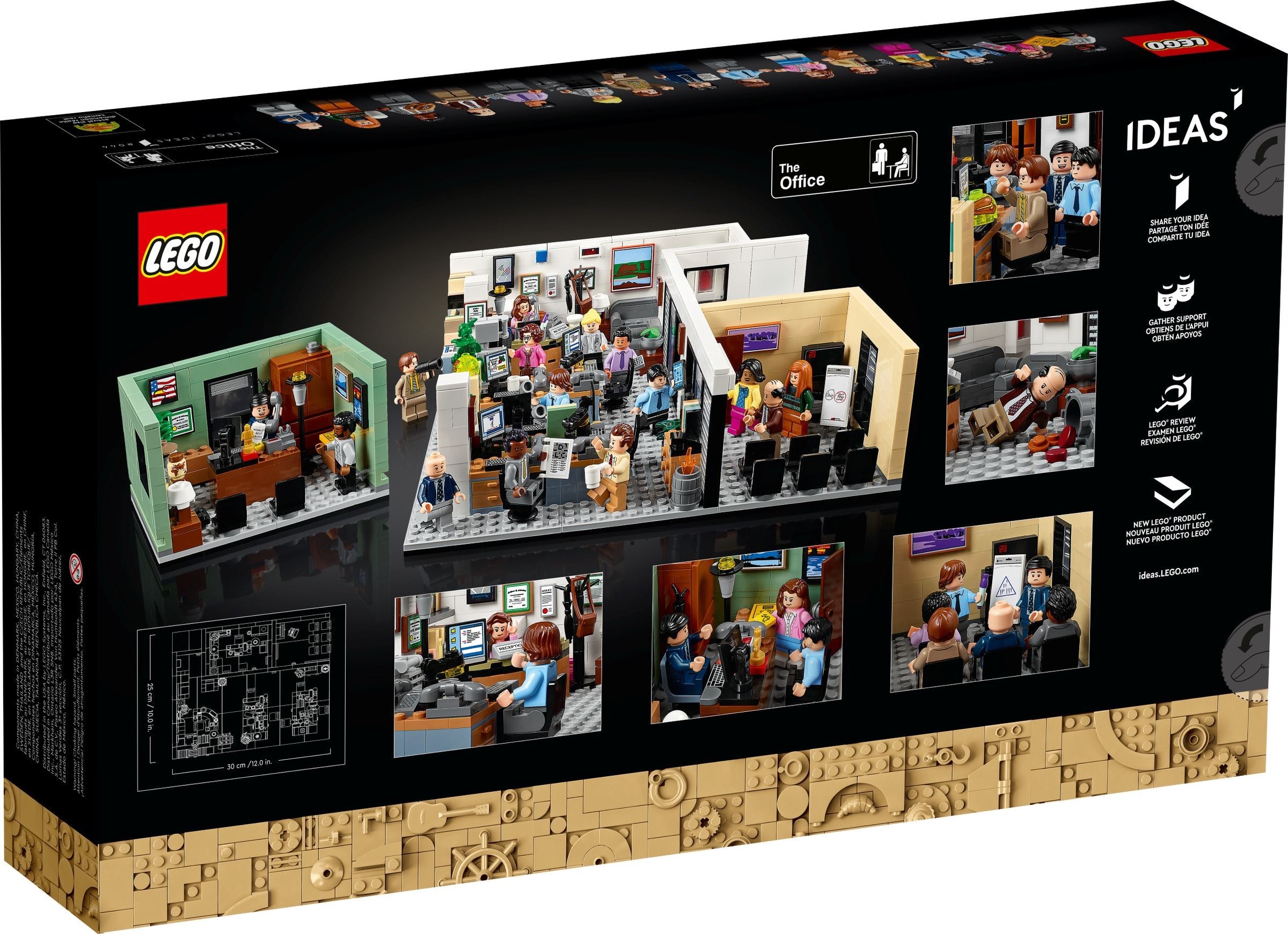 Additional photo of brand new factory sealed LEGO Ideas The Office set 21336.