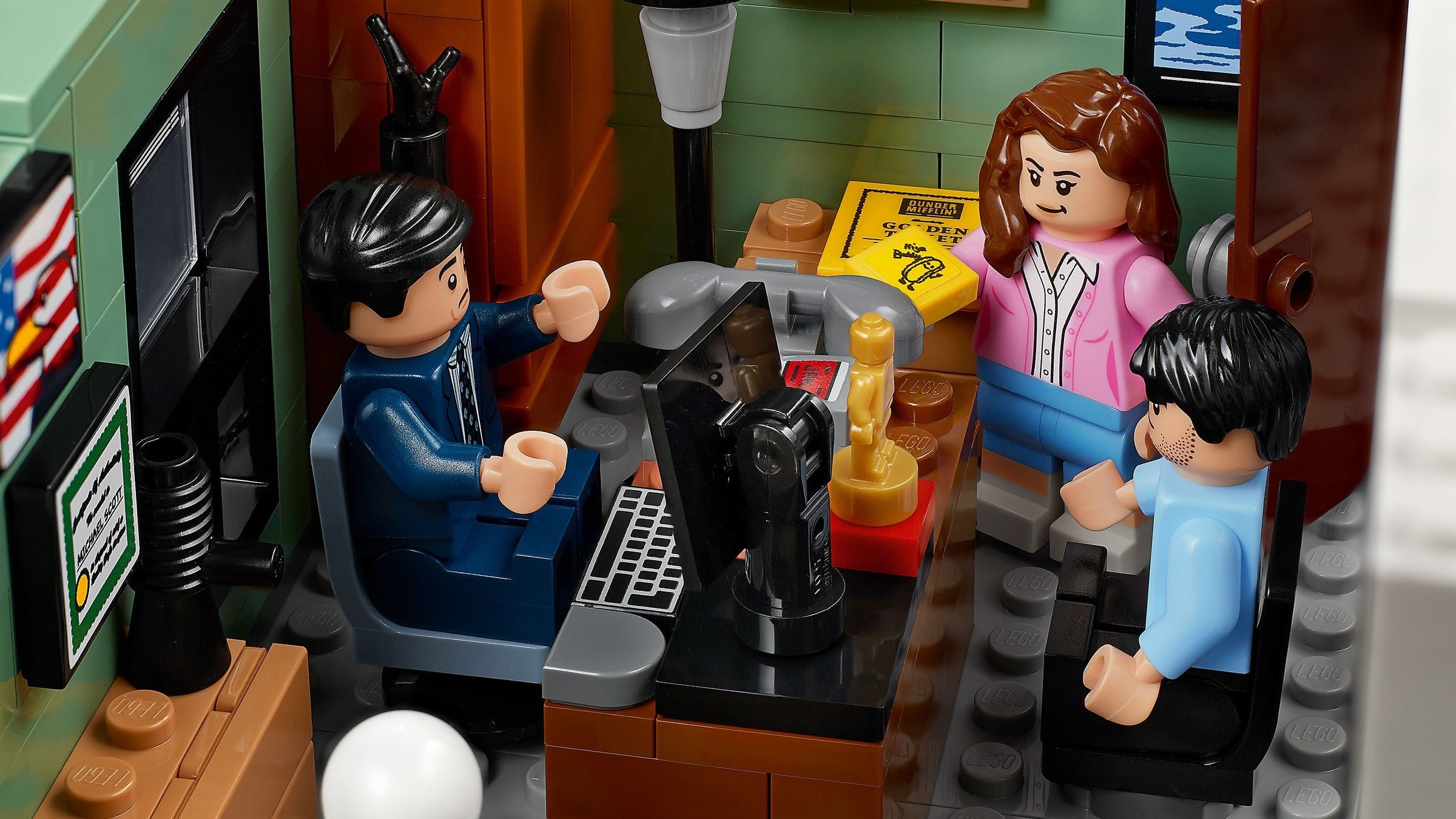 Additional photo of brand new factory sealed LEGO Ideas The Office set 21336.