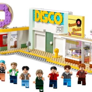 Brand new factory sealed LEGO Ideas BTS Dynamite set 21339 original box front view.
