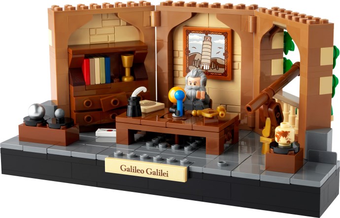 Brand new factory sealed LEGO Ideas Tribute to Galileo Galilei set 40595 original box front view.