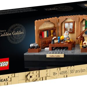 Additional photo of brand new factory sealed LEGO Ideas Tribute to Galileo Galilei set 40595.