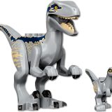 Additional photo of brand new factory sealed LEGO Jurassic World Blue & Beta Velociraptor Capture set 76946.