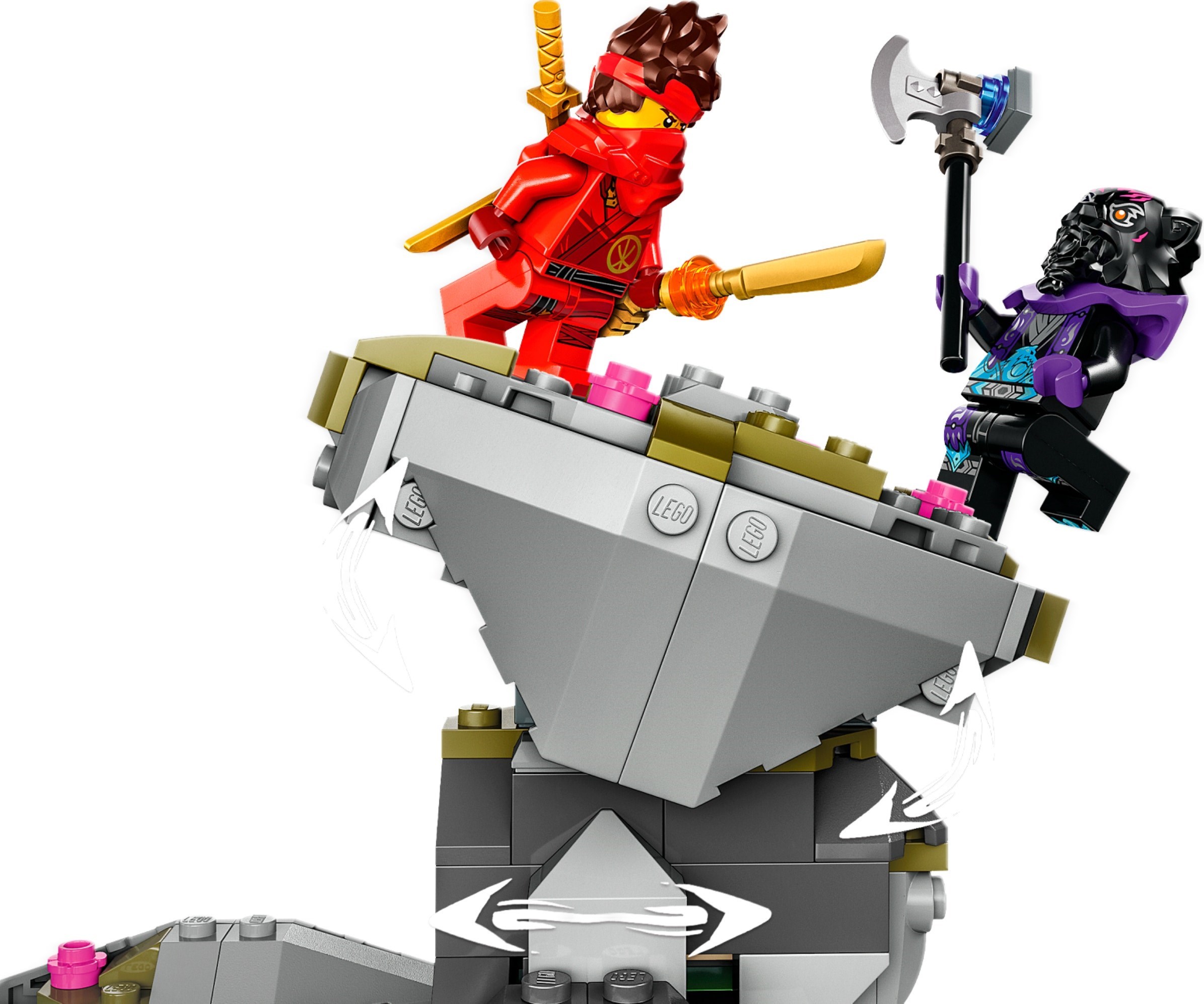 Additional photo of brand new factory sealed LEGO Ninjago Dragon Stone Shrine set 71819.