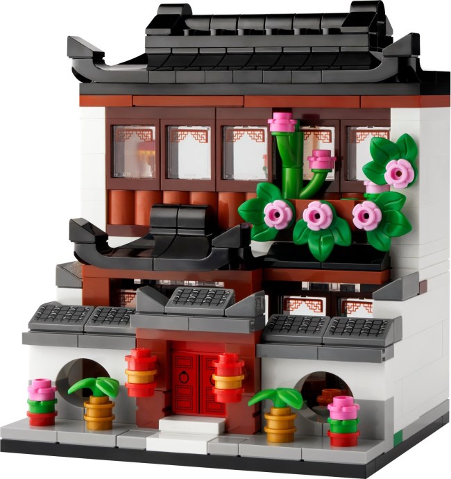 Brand new factory sealed LEGO Promotional Houses of the World 4 set 40599 original box front view.