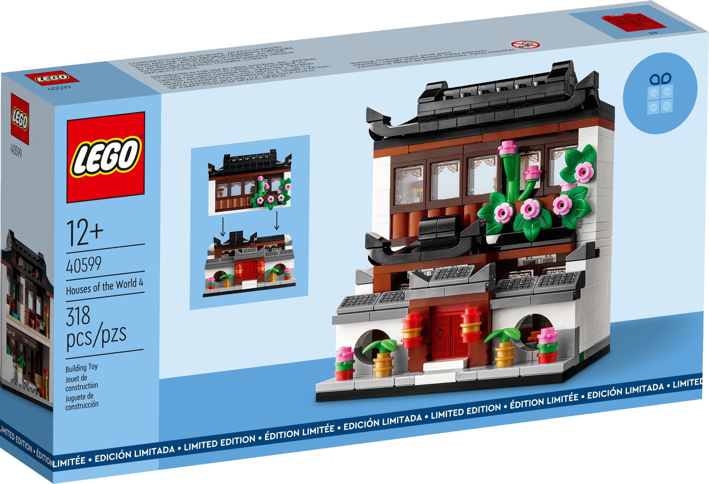 Brand New LEGO Promotional 40599 Houses of the World 4 Set Photo Additional photo of brand new factory sealed LEGO Promotional Houses of the World 4 set 40599.
