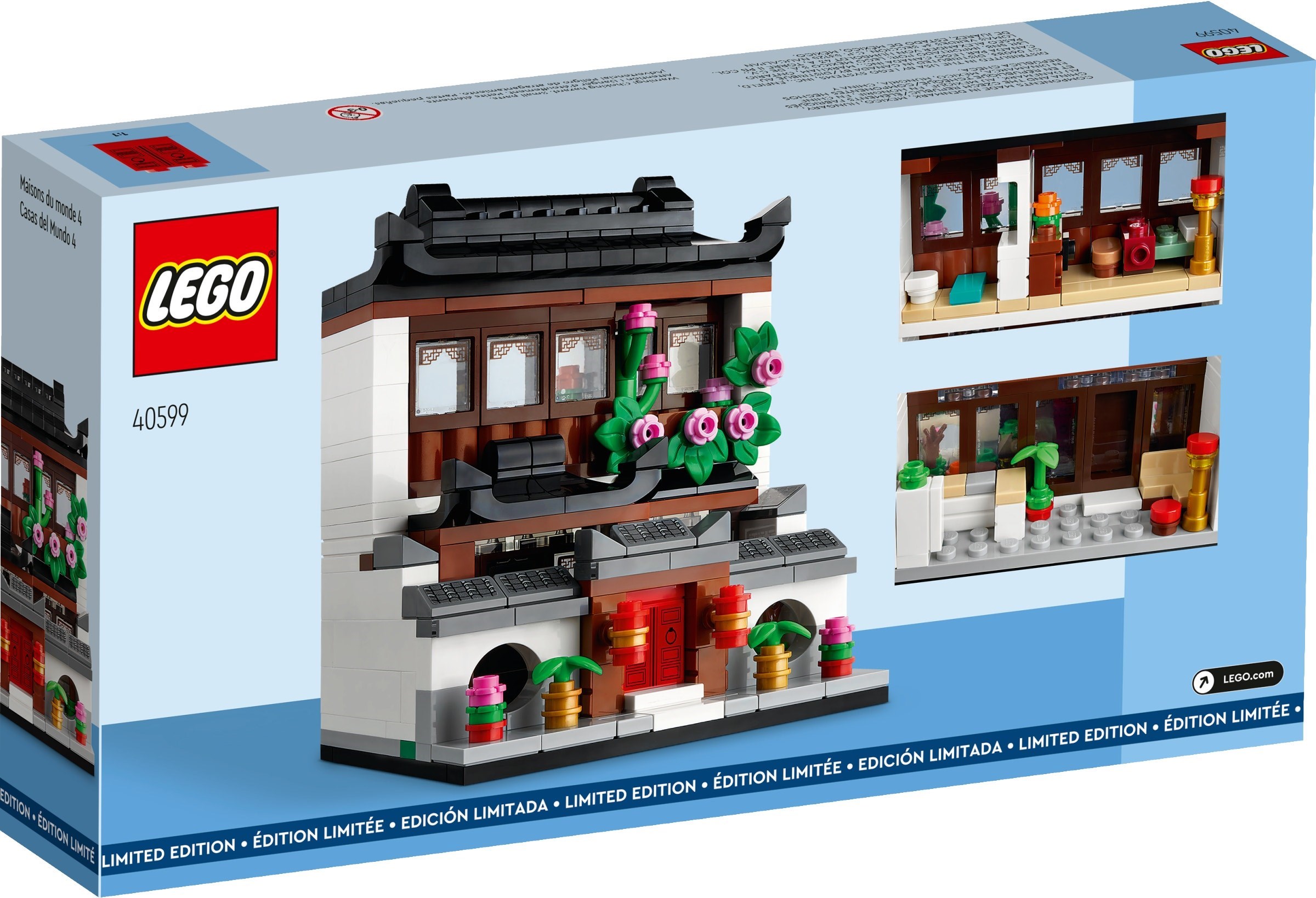 Additional photo of brand new factory sealed LEGO Promotional Houses of the World 4 set 40599.