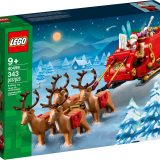 Additional photo of brand new factory sealed LEGO Seasonal Santa's Sleigh set 40499.