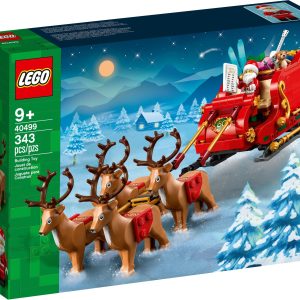 Additional photo of brand new factory sealed LEGO Seasonal Santa's Sleigh set 40499.