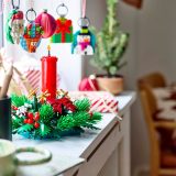 Additional photo of brand new factory sealed LEGO Seasonal Christmas Table Decoration set 40743.