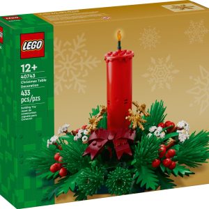 Additional photo of brand new factory sealed LEGO Seasonal Christmas Table Decoration set 40743.
