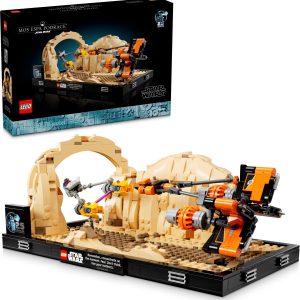 Additional photo of brand new factory sealed LEGO Star Wars Mos Espa Podrace Diorama set 75380.