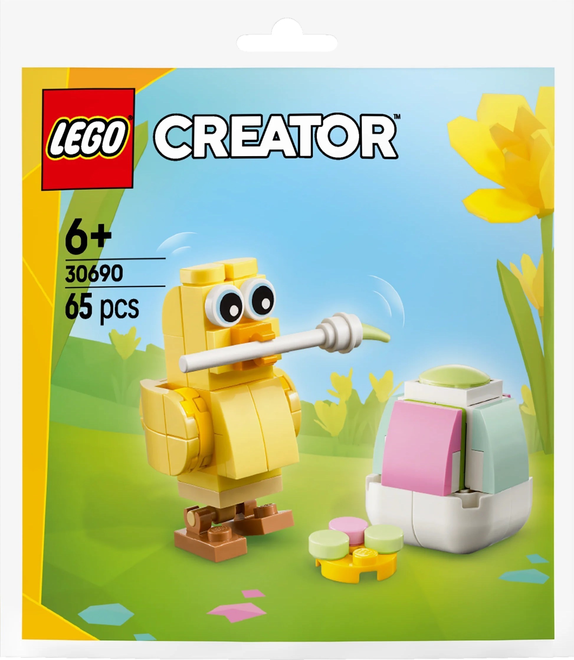 30690-1 - Easter Egg Chick Painting Fun paper bag / polybag